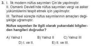 10. Sınıf Coğrafya Test 7 Soru-3