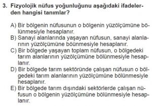 10. Sınıf Coğrafya Test 8 Soru-3