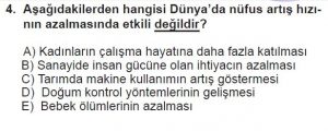 10. Sınıf Coğrafya Test 8 Soru-4
