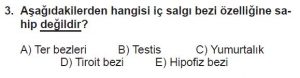 11. Sınıf Biyoloji Test 11 Soru-3