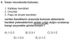 11. Sınıf Biyoloji Test 14 Soru-6