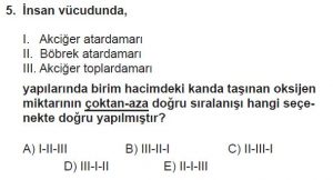 11. Sınıf Biyoloji Test 17 Soru-5