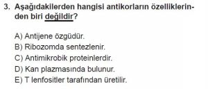 11. Sınıf Biyoloji Test 19 Soru-3