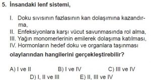 11. Sınıf Biyoloji Test 19 Soru-5