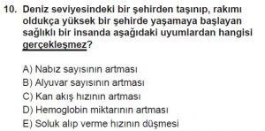 11. Sınıf Biyoloji Test 20 Soru-10