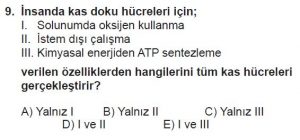 11. Sınıf Biyoloji Test 7 Soru-9