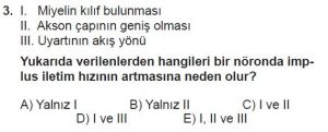 11. Sınıf Biyoloji Test 8 Soru-3