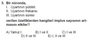 11. Sınıf Biyoloji Test 8 Soru-5