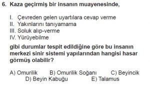 11. Sınıf Biyoloji Test 9 Soru-6