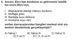 11. Sınıf Biyoloji Test 9 Soru-9