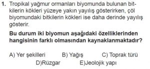 11. Sınıf Coğrafya Test 1 Soru-1