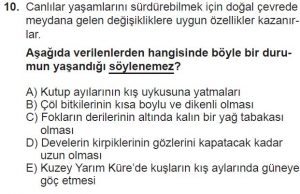 11. Sınıf Coğrafya Test 1 Soru-10