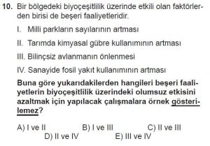 11. Sınıf Coğrafya Test 2 Soru-10