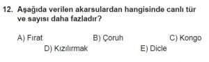 11. Sınıf Coğrafya Test 2 Soru-12