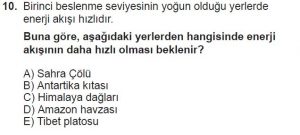 11. Sınıf Coğrafya Test 3 Soru-10