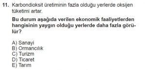 11. Sınıf Coğrafya Test 3 Soru-11