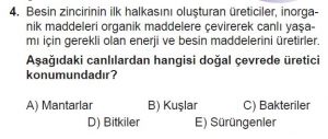 11. Sınıf Coğrafya Test 3 Soru-4