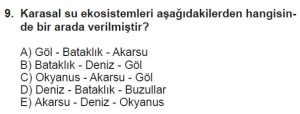 11. Sınıf Coğrafya Test 3 Soru-9