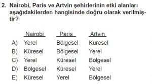 11. Sınıf Coğrafya Test 5 Soru-2