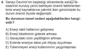 11. Sınıf Coğrafya Test 6 Soru-4