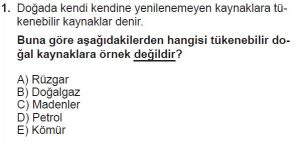 11. Sınıf Coğrafya Test 7 Soru-1