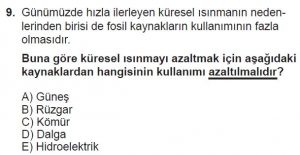 11. Sınıf Coğrafya Test 7 Soru-9