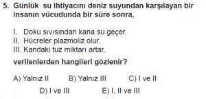 12. Sınıf Biyoloji Test 12 Soru-5