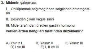 12. Sınıf Biyoloji Test 2 Soru-3
