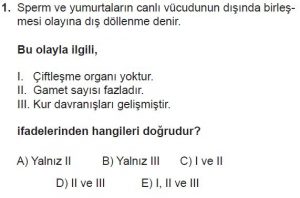 12. Sınıf Biyoloji Test 20 Soru-1