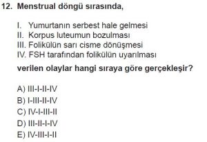 12. Sınıf Biyoloji Test 20 Soru-12