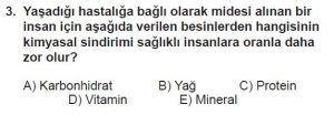 12. Sınıf Biyoloji Test 3 Soru-3