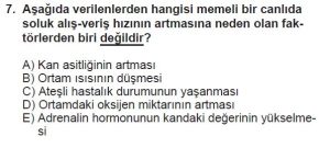 12. Sınıf Biyoloji Test 4 Soru-7