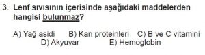 12. Sınıf Biyoloji Test 9 Soru-3