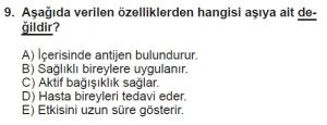 12. Sınıf Biyoloji Test 9 Soru-9