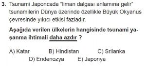 12. Sınıf Coğrafya Test 1 Soru-3