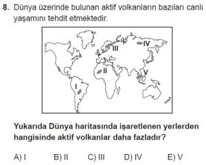 12. Sınıf Coğrafya Test 1 Soru-8