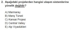 12. Sınıf Coğrafya Test 2 Soru-2