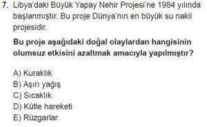 12. Sınıf Coğrafya Test 2 Soru-7