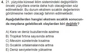12. Sınıf Coğrafya Test 3 Soru-4