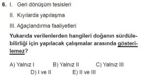 12. Sınıf Coğrafya Test 3 Soru-6