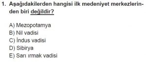 12. Sınıf Coğrafya Test 4 Soru-1
