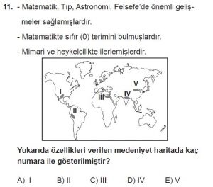 12. Sınıf Coğrafya Test 4 Soru-11
