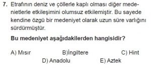 12. Sınıf Coğrafya Test 4 Soru-7