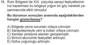 12. Sınıf Coğrafya Test 5 Soru-11