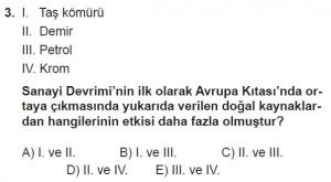 12. Sınıf Coğrafya Test 5 Soru-3