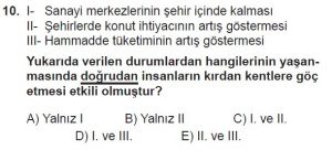 12. Sınıf Coğrafya Test 6 Soru-10