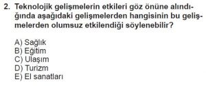 12. Sınıf Coğrafya Test 7 Soru-2