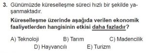 12. Sınıf Coğrafya Test 7 Soru-3