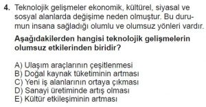 12. Sınıf Coğrafya Test 7 Soru-4