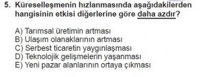 12. Sınıf Coğrafya Test 7 Soru-5